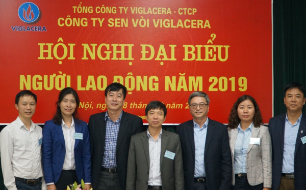 Công ty Sen vòi Viglacera tổ chức Hội nghị người lao động năm 2019 và Đánh giá kết quả thực hiện SXKD năm 2018